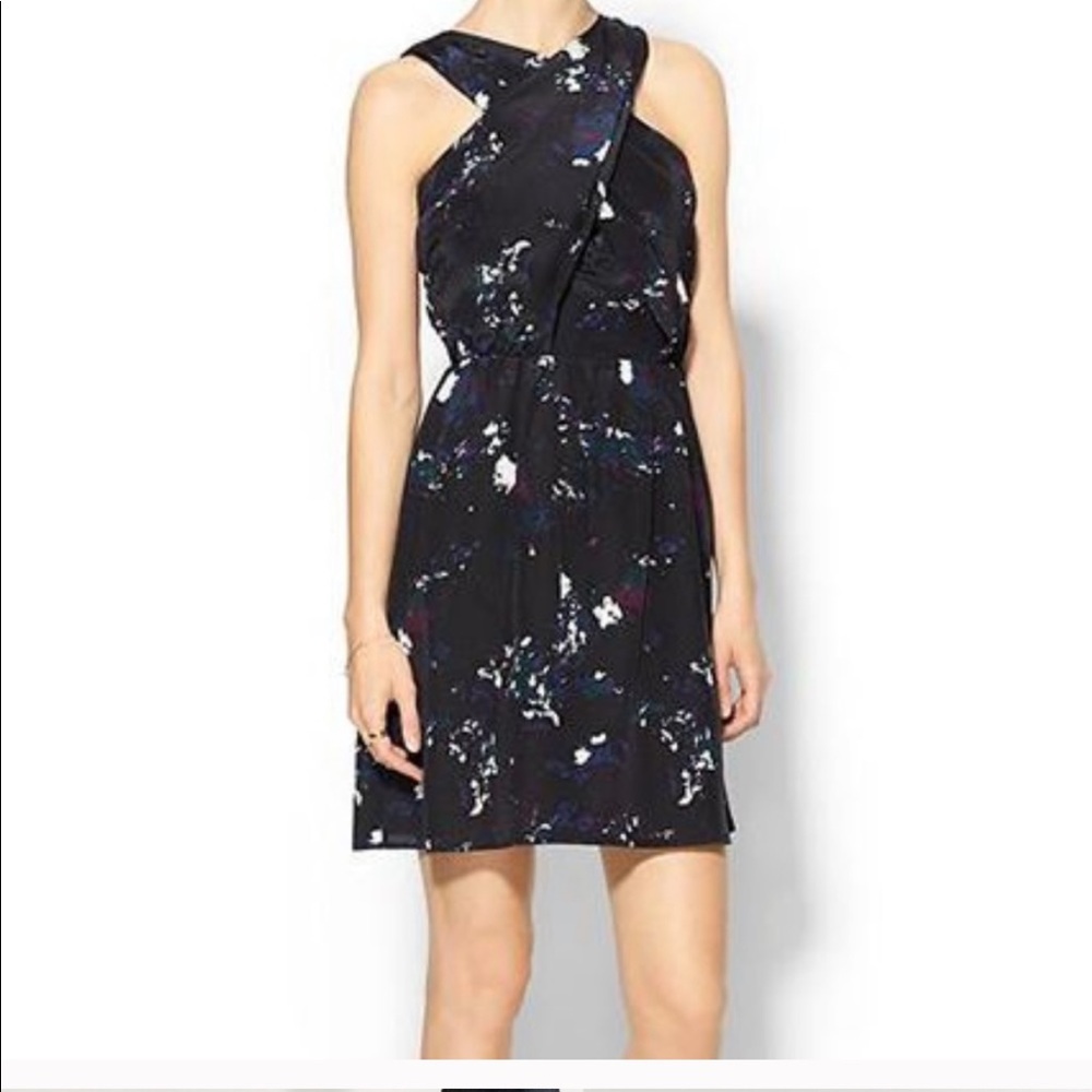 NWT Amour Vert Ivonne Silk Floral Dress SZ M